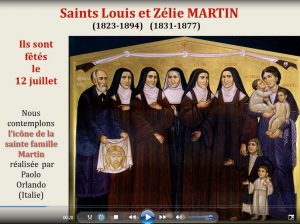 Icône de saints Louis et Zélie