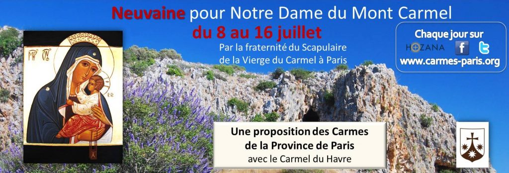 Neuvaine Notre Dame du Mont Carmel 2016