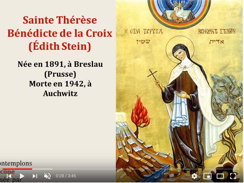 12. Ste Thérèse Bénédicte de la Croix (Edith Stein)
